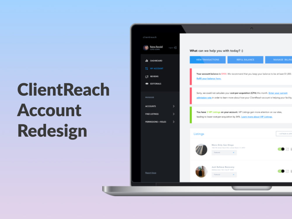 Cover photo with dashboard on a laptop